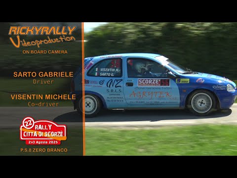 OBC SARTO - VISENTIN // 22° Rally Citta' di Scorze' 2025 // P.S.8 Zero Branco