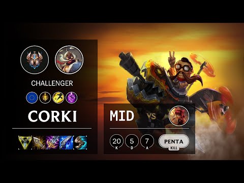 Corki Mid vs Annie - EUW Challenger Patch 10.13