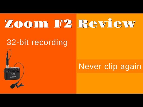 Zoom F2 Review - Never set audio gain or clip again