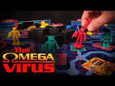 The Omega Virus Retro Board Game Review & Play Session - Milton Bradley (1992)