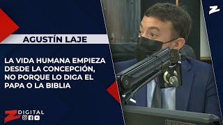 Agustín Laje: la vida humana empieza desde la concepción, no porque lo diga el papa o la Biblia