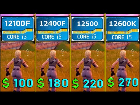 12100F vs 12400F vs 12500 vs 12600K | Tech MK