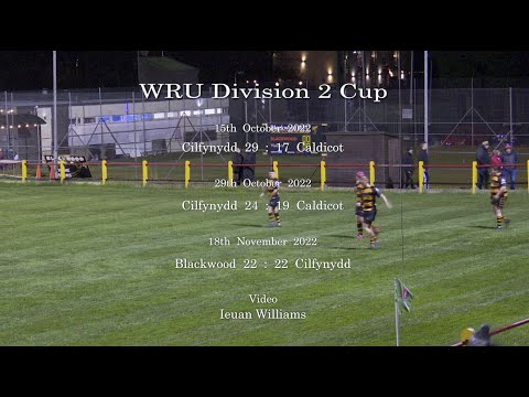 Blackwood R.F.C. v Cilfynydd R.F.C. 18th November 2022 WRU Div 2 Cup
