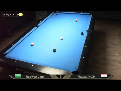 The Legend's Club Second Tournament - 9 Ball   | Last 8 | Radwan Jamil Vs Rawad Halbi