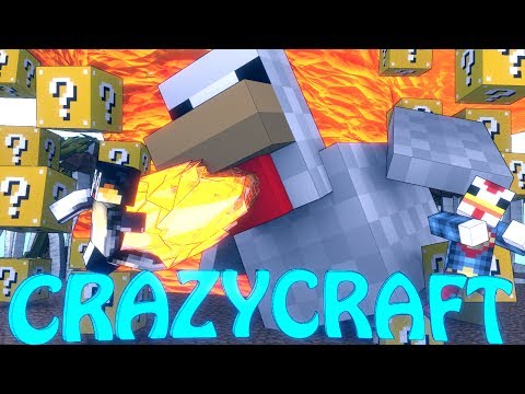 Minecraft | CrazyCraft - OreSpawn Modded Survival Ep 91 - "LUCKY BLOCK VS CHICKEN"