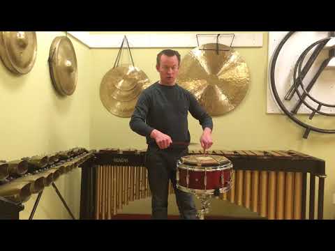 Instructional video: the orchestral snare drum roll