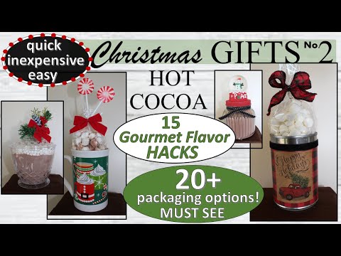 DIY CHRISTMAS GIFT IDEAS 2019 | 15 AMAZING HOT COCOA FLAVOR HACKS | GREAT SMALL GIFT IDEAS!!