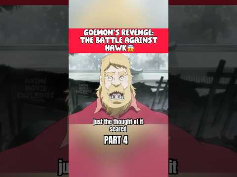 Goemon's Revenge: The Battle Against Hawk😱 #anime #shorts