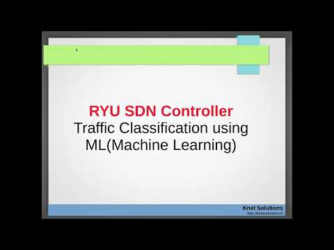 SDN - Traffic Classification using Machine Learning