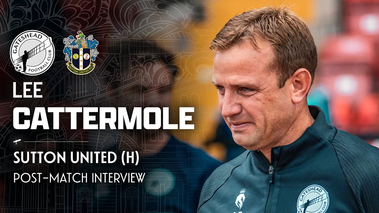 💬 “We’ll learn from it” | Lee Cattermole post-Sutton United (H) | POST-MATCH