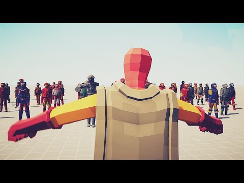 NEW SAITAMA ONE PUNCH MAN vs ALL 51 IRON MAN SUIT VERSIONS | Totally Accurate Battle Simulator