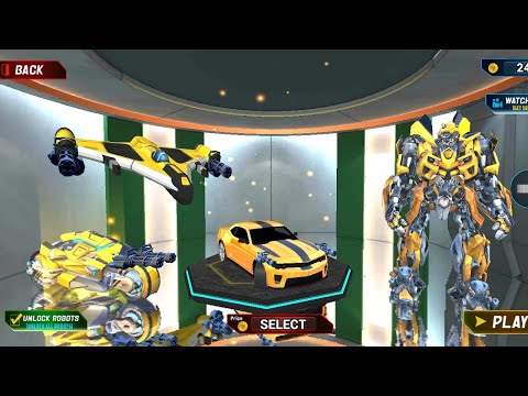 Transformation Jet Robot Car Game 2020 - Android Gameplay