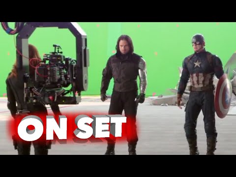 Captain America: Civil War: Behind the Scenes Movie Broll- Scarlett Johansson, Chris Evans