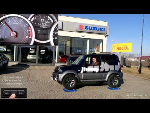 2017 Suzuki Jimny 1.3 ESP All Grip Pro - 4x4 diagonal test on rollers - part 1/2