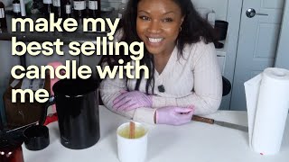 DIY CANDLE MAKING TUTORIAL | STEP BY STEP | MAKE MY BESTSELLER WITH ME + CANDLE SCIENCE UNBOXING