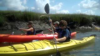 preview picture of video 'Kayaking  Pinetree Creek at  Cabin Bluff June 11, 2011'