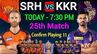 IPL 2022 | Sunrisers Hyderabad vs Kolkata Knight Riders Playing 11 | SRH vs KKR Playing 11 2022 |