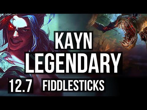 KAYN vs FIDDLESTICKS (JNG) | 13/0/4, 66% winrate, Legendary | BR Master | 12.7