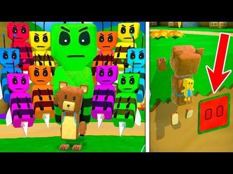 New Colorful Dark Bees - Super Bear Adventure Funny Moments
