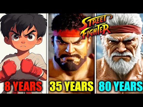 Entire Life Of Ryu - Explained - Complete End To End Lore Of Street Fighter's Poster Boy!