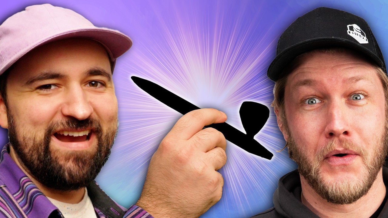 The LTT staff shows off their Latest Tech Purchase