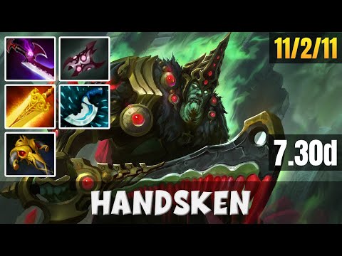 Handsken | Wraith King | Dota 2 Pro Gameplay - Patche 7.30d