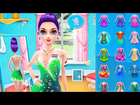 Ice Skating Ballerina Girl Game - Spa Makeup, Dress Up, Color Hairstyles - YouTube