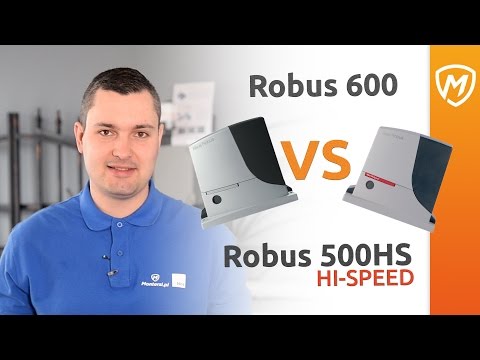 Robus600 VS Robus500 Hi Speed . Porównanie siłowników - zdjęcie