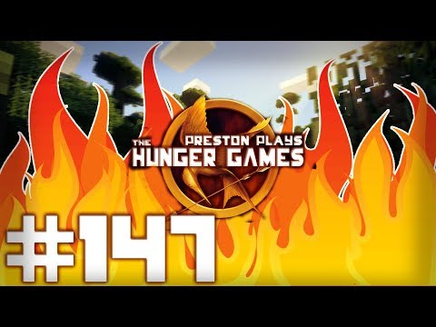 Minecraft Hunger Games: FIRE vs INVISIBILITY! - w/Preston & Friends! #147