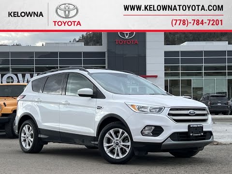 White 2017 Ford Escape SE Review Kelowna BC - Kelowna Toyota