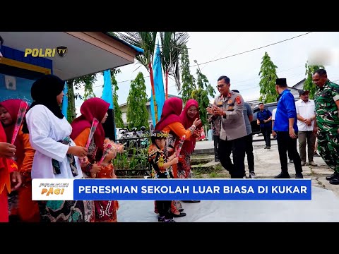 KAPOLRES KUTAI KARTANEGARA APRESIASI KNPI DAN YAYASAN BINA AUTIS KUKAR RESMIKAN SEKOLAH LUAR BIASA