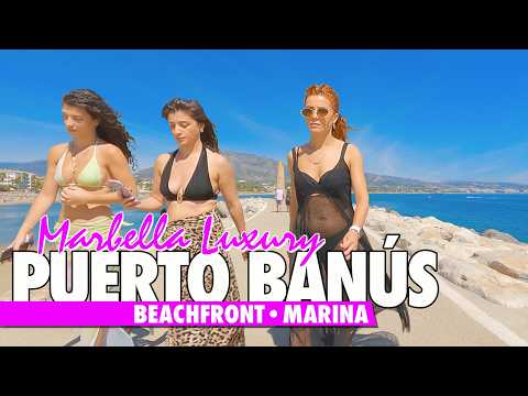 Summer in exclusive Puerto Banús | Marbella marina walk September 2025 | Costa del Sol virtual tour