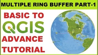 Download the video "QGIS Beginning to Advanced Tutorial #63 Creating Multiple Ring Buffers in QGIS I Buffer"