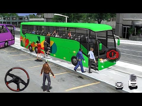 Auto Bus Driving Offroad- City Coach Driver Simulator 2019 - Android Gameplay [HD]
