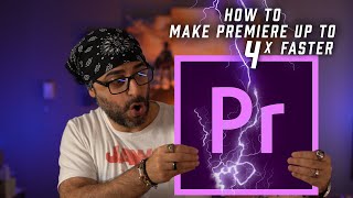 Speeding Up Adobe Premiere 4x FASTER - Tips and Tricks!