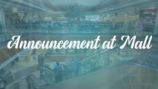 Download lagu example : Announcement at mall mp3