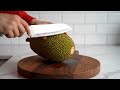 Satisfying Jackfruit Cutting ASMR Perfect Knife Skills Relaxing Oddly Satisfying Sounds