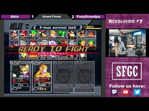 Revolution #7 - Aklo (Link, Fox) vs. Foxy Grandpa (Marth, Sheik) Grand Finals
