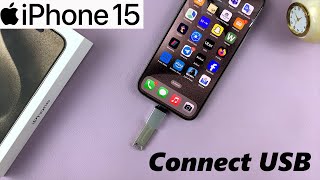 How To Connect USB Flash Drive To iPhone 15 & iPhone 15 Pro