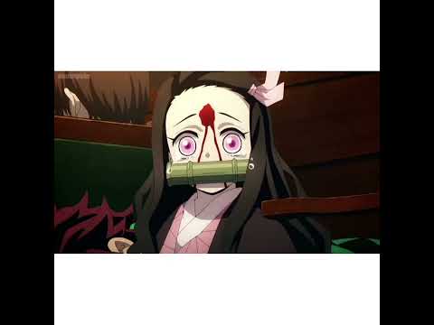 Nezuko headbuts tanjiro to save him