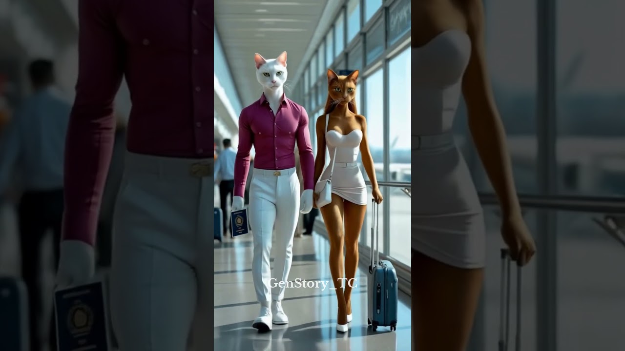 Her Husband Cheaing on Her #cat #catvideos #genstory #funny #funnyvideo #ai