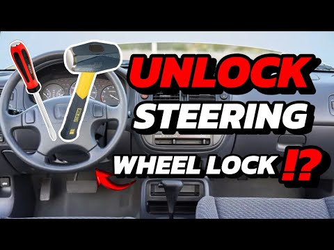 Unlock Car Steering Wheel Lock With no Key