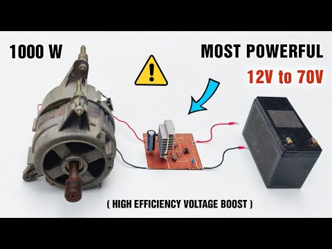 Run 1500W DC Motor with 3V cell New Amazing Hack