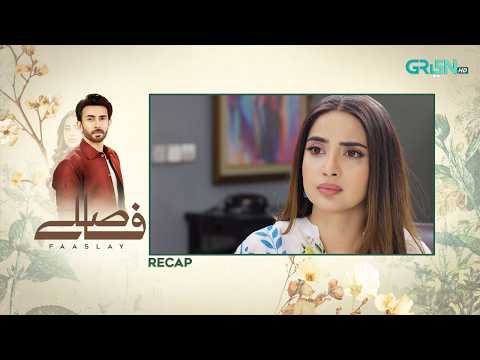 Recap - Faaslay Episode 39 | 6th March 2026 | Ali Ansari - Saboor Aly | Green TV Entertainment