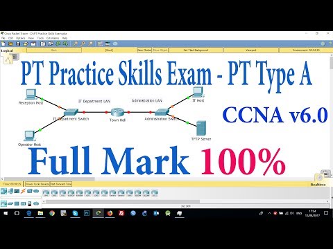 CCNA PT Practice Skills Exam - Type A 2020 (For Educations with unique style)