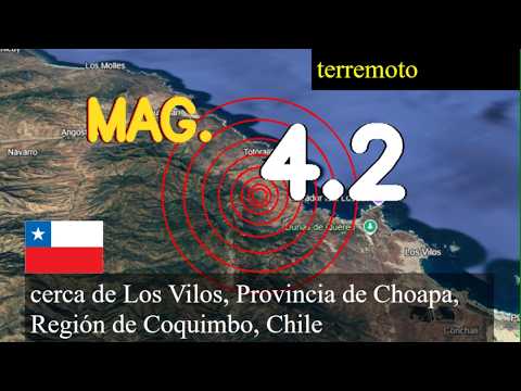 😱🚨  earthquake near Los Vilos, Choapa Province, Coquimbo Region, Chile live updates today : 4.2 magn