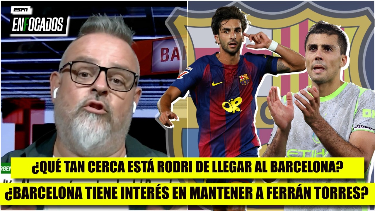 BARCELONA MUEVE SUS FICHAS: Rechazó primera oferta PSG por Ferrán Torres ¿RODRI llegará? | Enfocados
