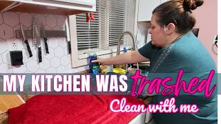 Huge Kitchen Mess | Resetting to Calm | Clean With Me