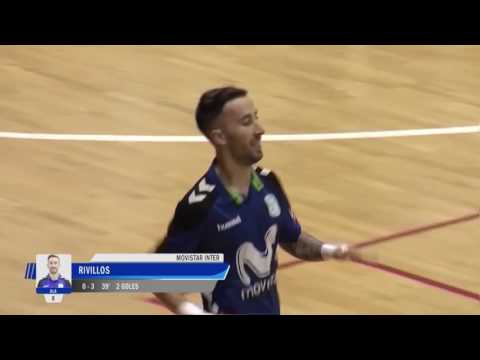 Gol Rivillos (0-3) en el Jaén Paraíso Interior - Movistar Inter. 1Div, J12