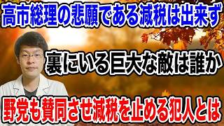 消費税減税、ついに断念？高市総理を阻む自民党の黒幕とは